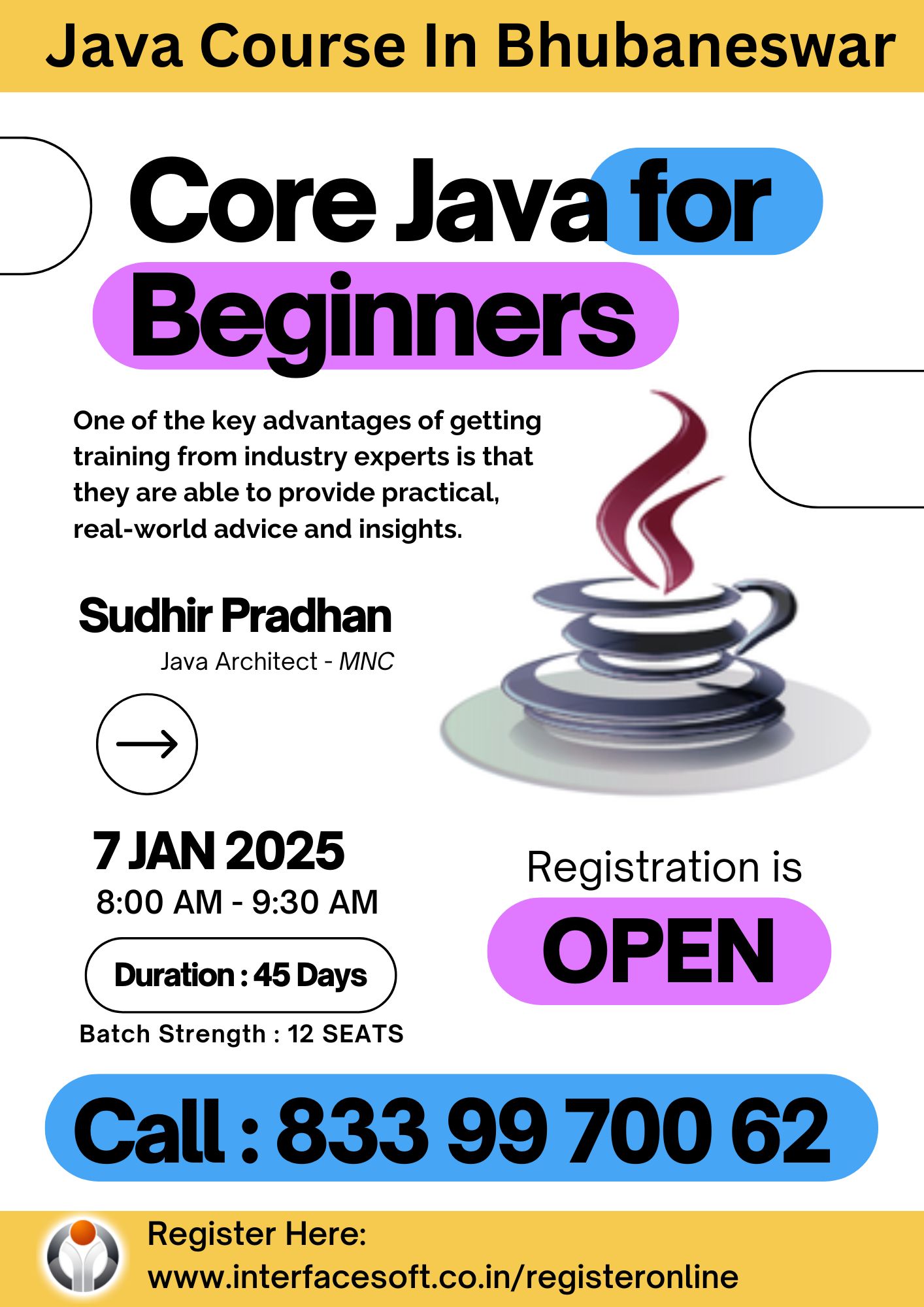 java training in bhubaneswar